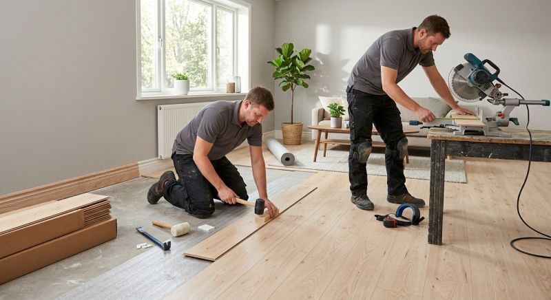 Laminate Floor Installation in Burlington, MA