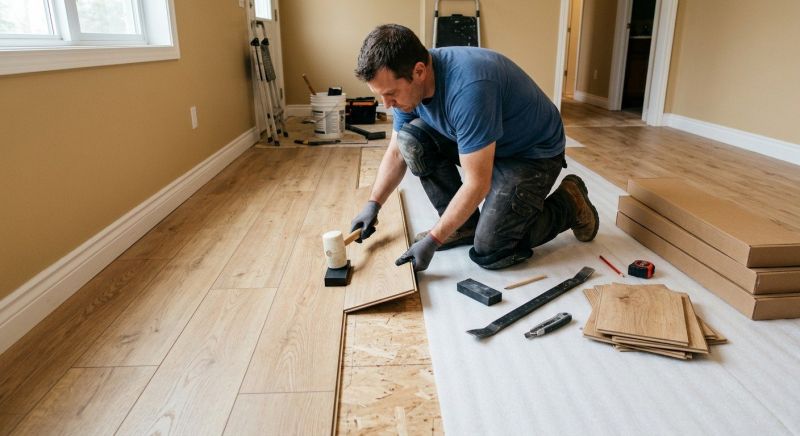 Laminate Floor Installation in Plymouth County, MA