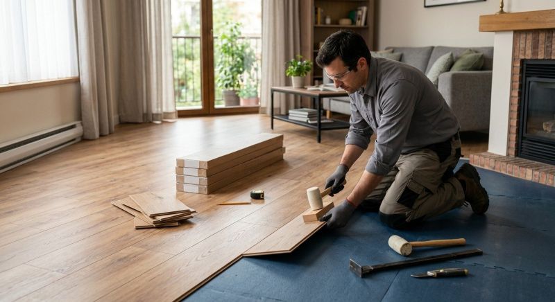 Laminate Floor Replacement in Attleboro Falls, MA