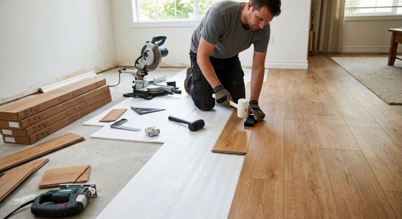 Laminate Floor Replacement in Avon, MA