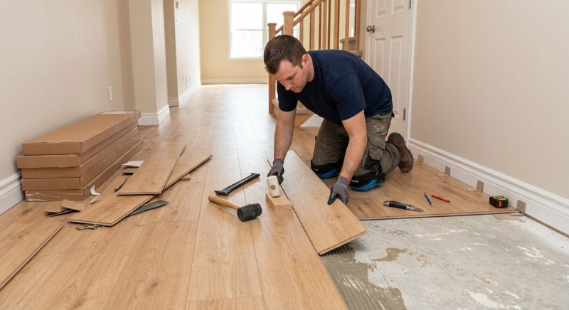 Laminate Floor Replacement in Hyde Park, MA