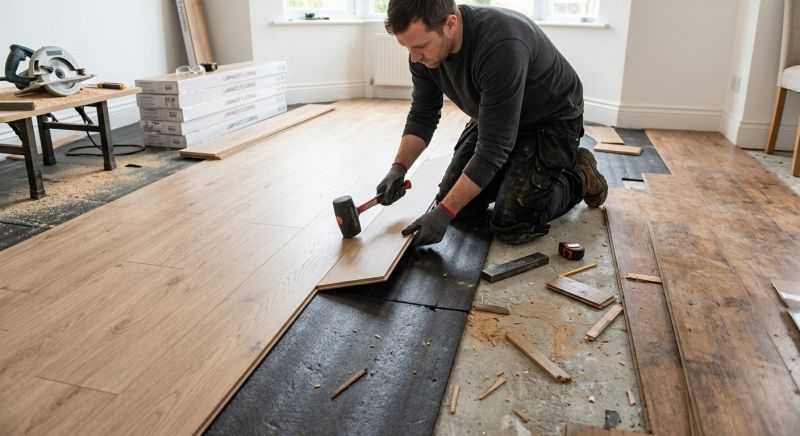 Laminate Floor Replacement in Wellesley, MA