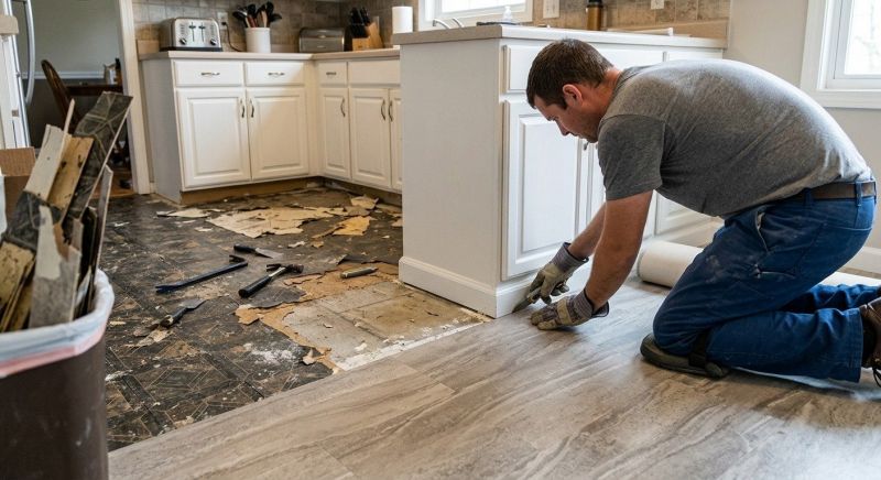 Linoleum Floor Installation in Charlestown, MA