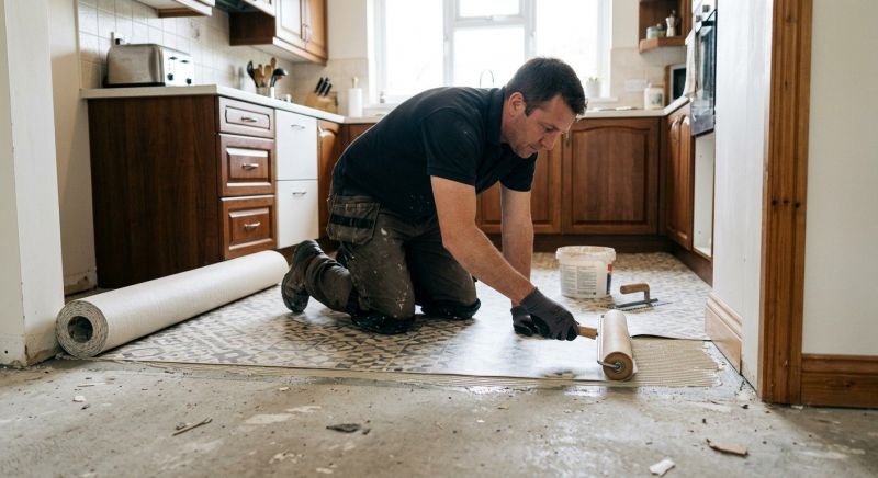 Linoleum Floor Installation in Pembroke, MA