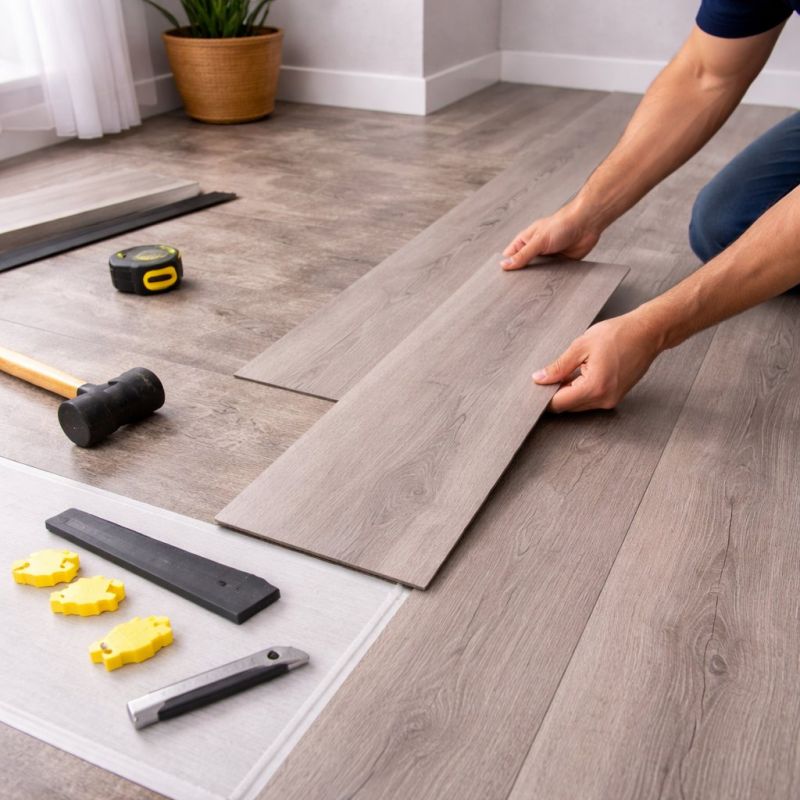 Luxury Vinyl Tile Installation in Carlisle, MA