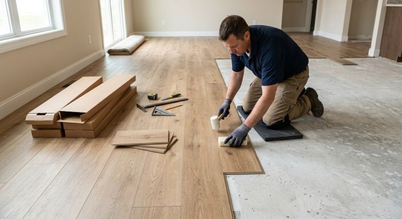 Luxury Vinyl Tile Installation in Scituate, MA
