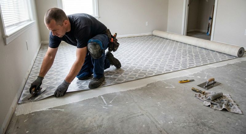 Sheet Flooring Installation in Chelsea, MA