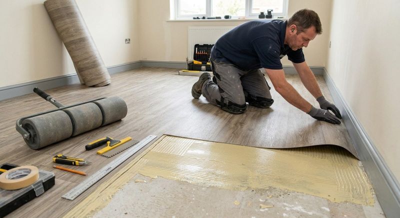 Sheet Flooring Installation in Holliston, MA