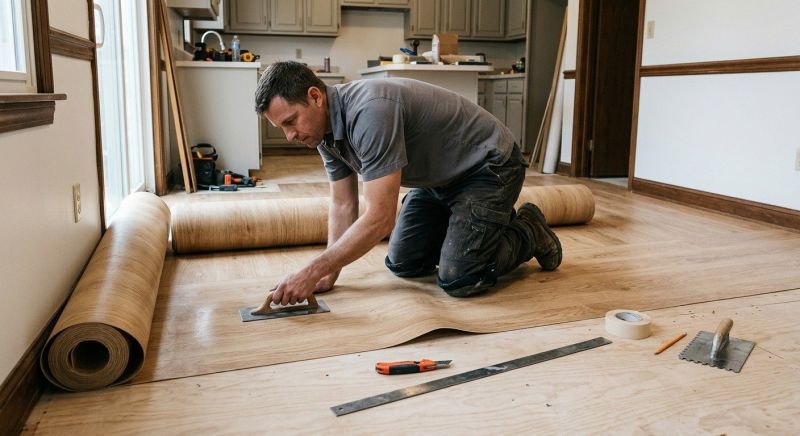 Sheet Flooring Installation in Malden, MA
