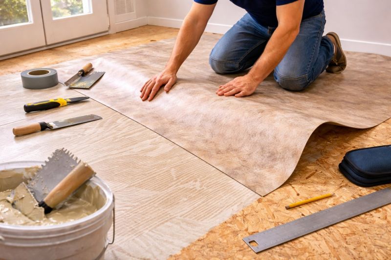 Sheet Flooring Installation in Sharon, MA