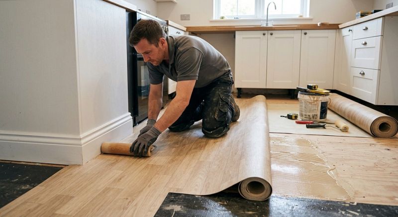 Sheet Linoleum Installation in Providence County, RI