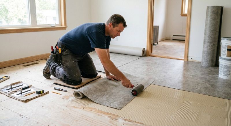 Sheet Vinyl Installation in Malden, MA
