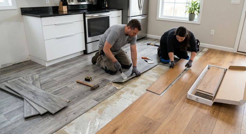 Vinyl Tile Replacement in Norwood, MA