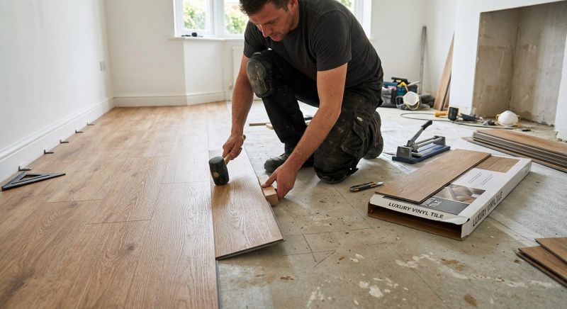 Luxury Vinyl Tile Installation in Middlesex County, MA